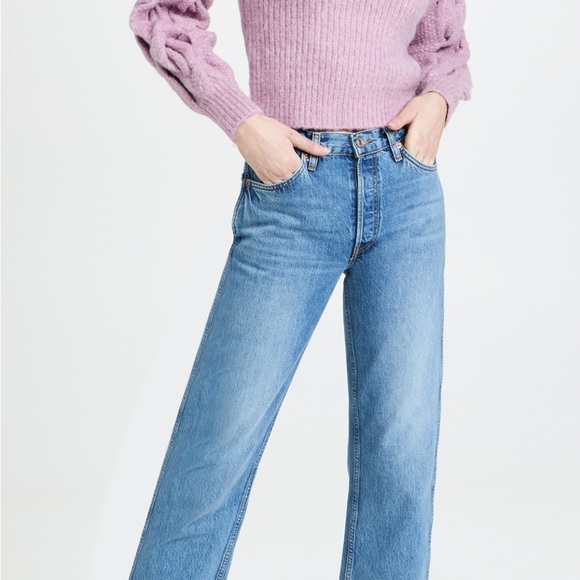 Astr the Label heavy knit sweater with puff sleeves - Picture 2 of 8